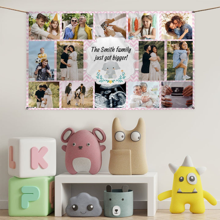 Baby Shower Photo Banner