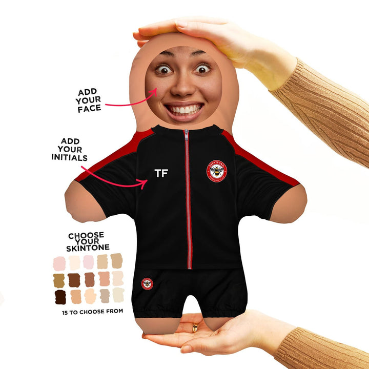 Brentford FC Tracksuit - Personalised Mini Me Doll - Officially Licenced