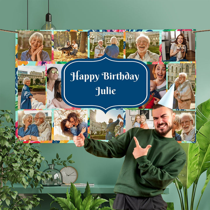 Happy Birthday Photo Banner