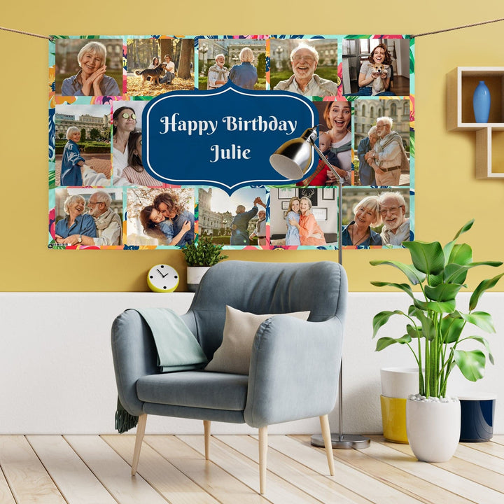 Add Photos Fabric Banner