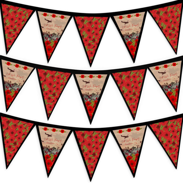 Remembrance Day - War Scene - 3m Fabric Bunting