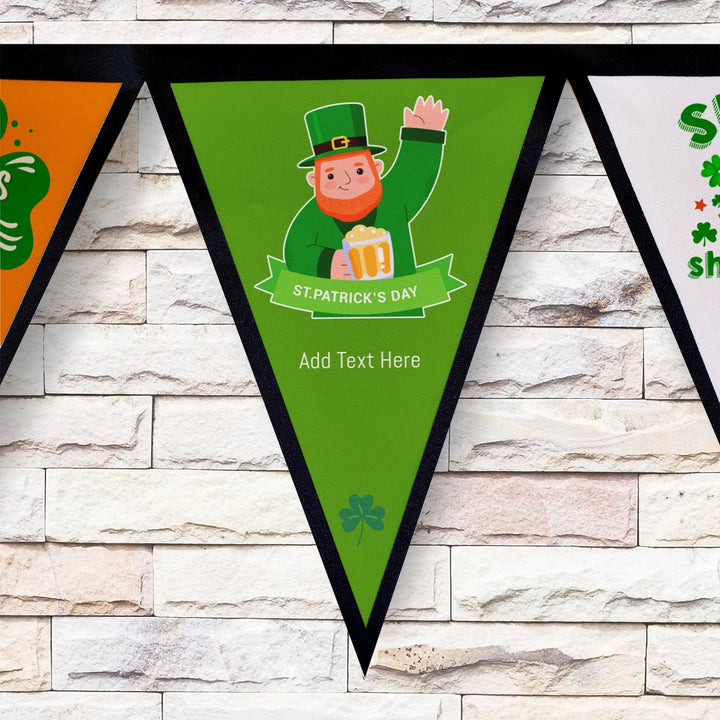 Personalised St Patrick's Day - 3m Fabric Bunting