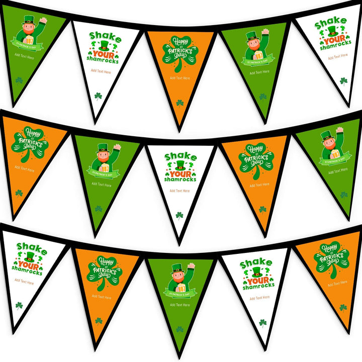 Personalised St Patrick's Day - 3m Fabric Bunting