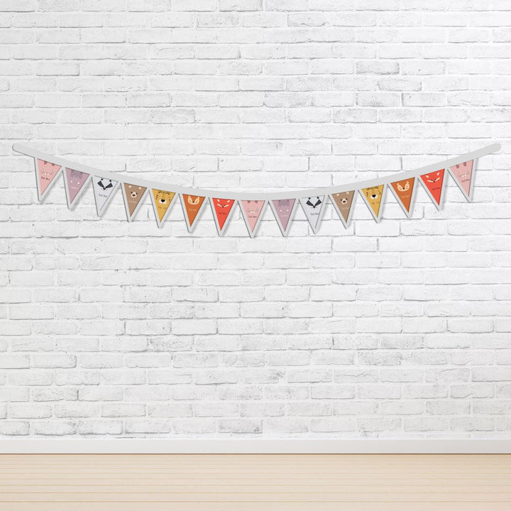 Personalised Baby Animals - 3m Fabric Bunting