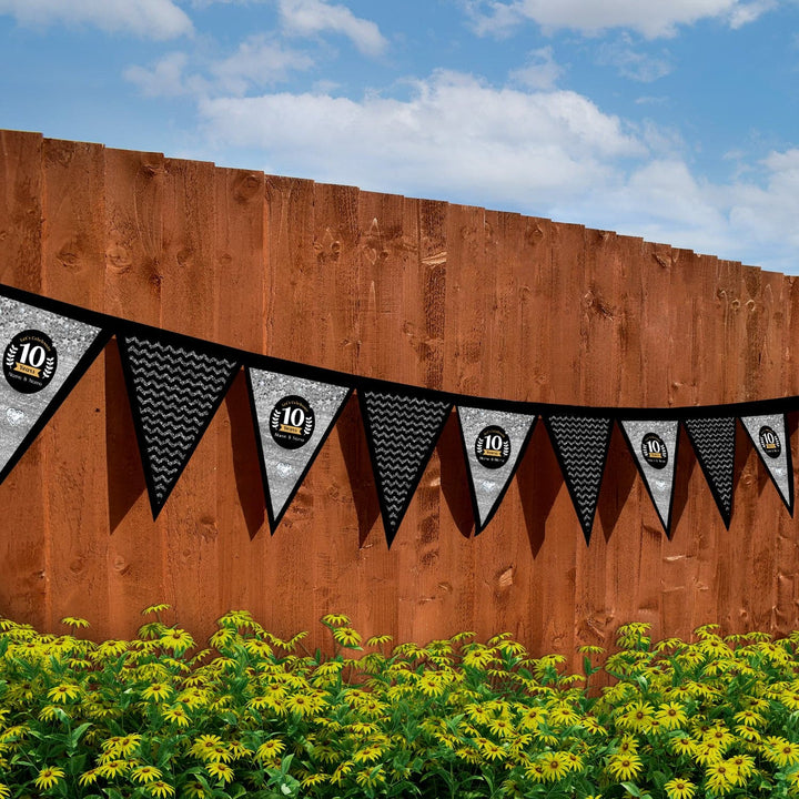 Personalised Diamond Anniversary - 3m Fabric Bunting