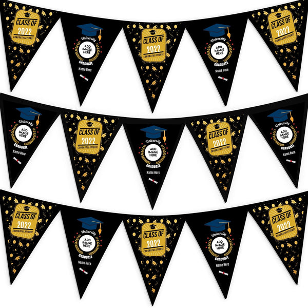 Personalised Graduation - 3m Fabric Bunting