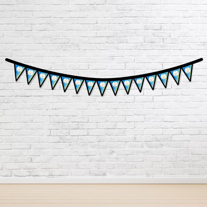 Personalised Sapphire Anniversary - 3m Fabric Bunting