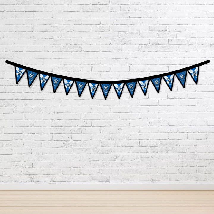 Personalised Scotland Flag - 3m Fabric Bunting 