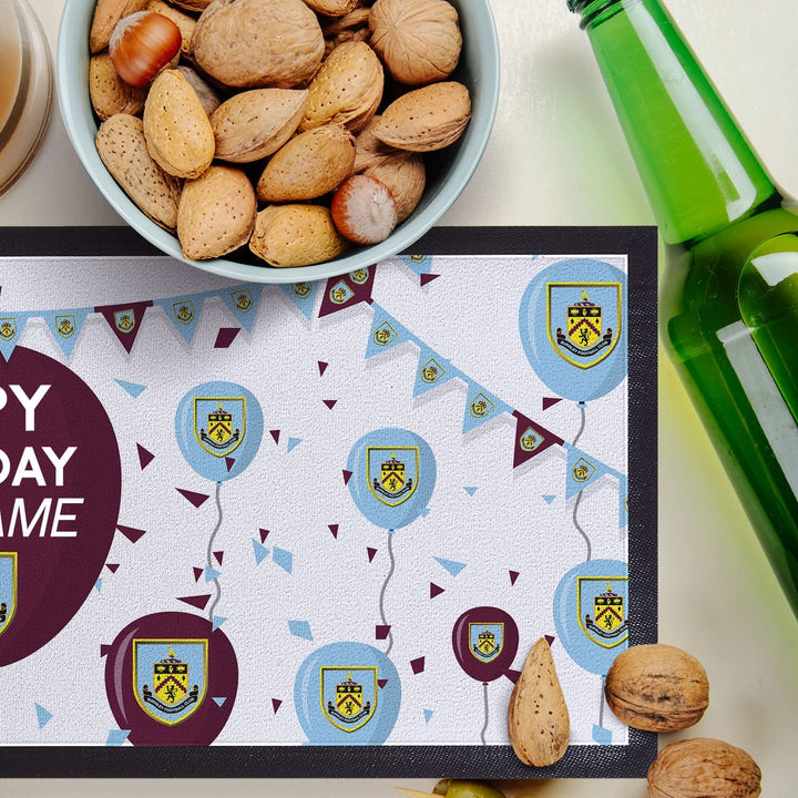 Burnley FC - Balloons Personalised Bar Runner - Officially Licenced