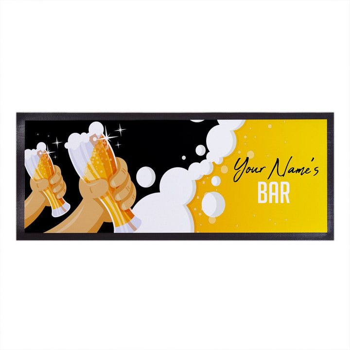  Personalised Bar Runner - Cartoon Beer 1