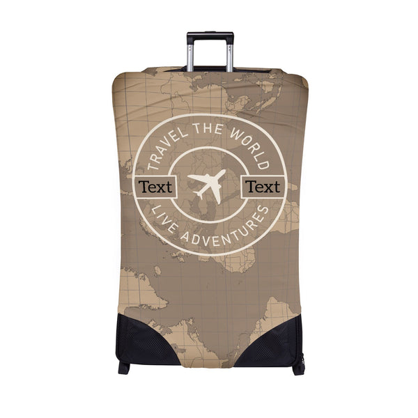 Travel The World - Personalised Text CaseSkin