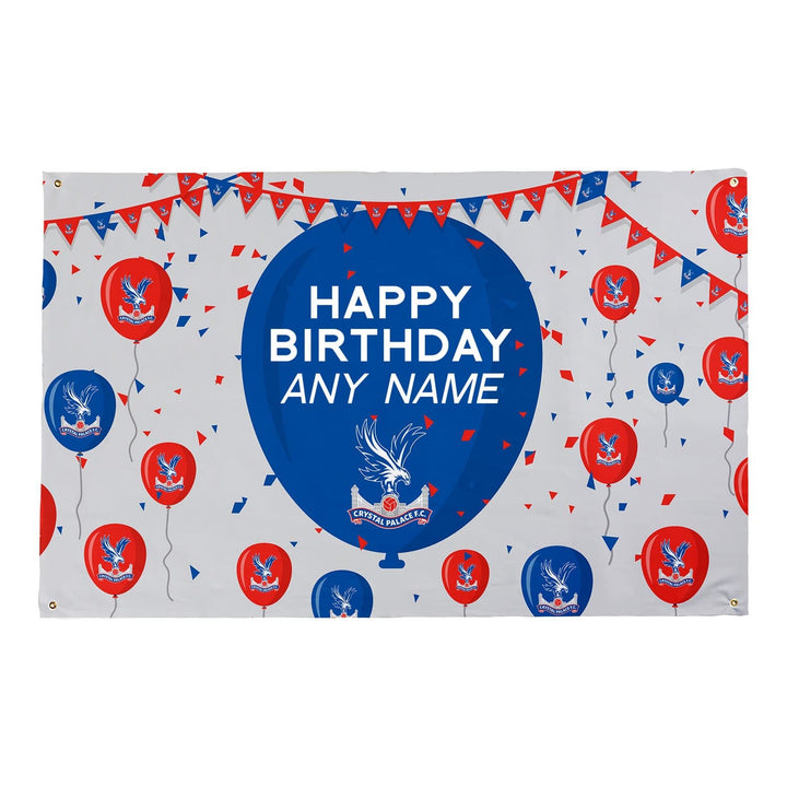 CPFC Fabric Football Balloons Birthday Banner