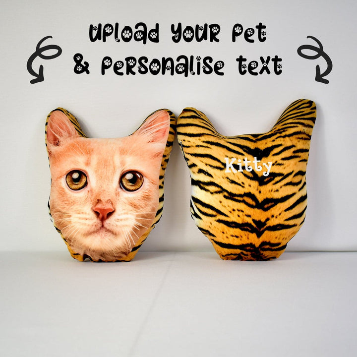 Pet Face Cushion - Tiger Print