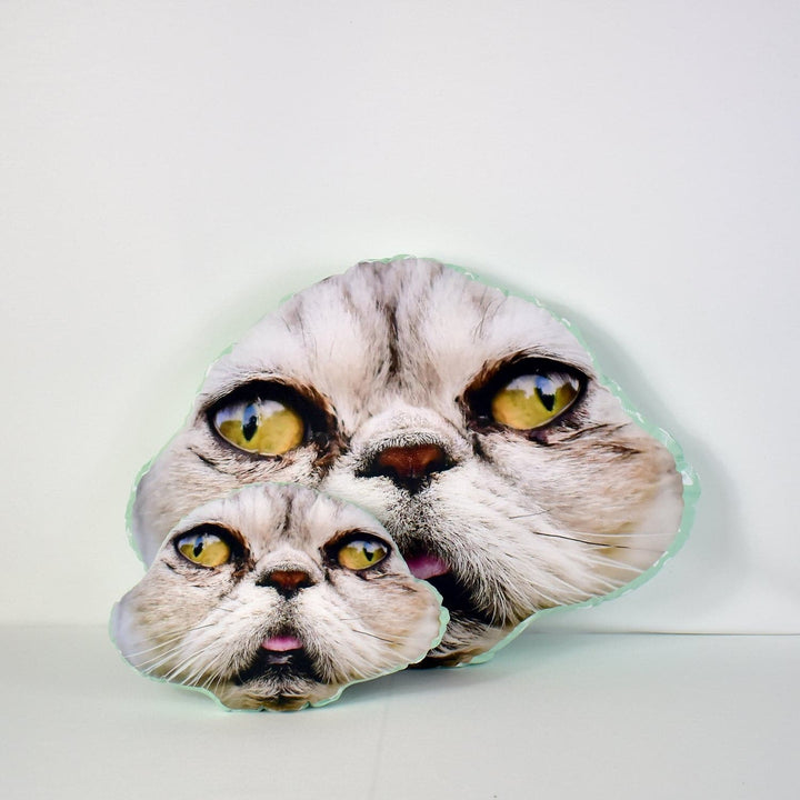 Mega Pet Face Cushion - Fish Bone Pattern