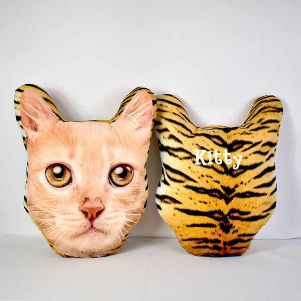 Pet Face Cushion - Tiger Print