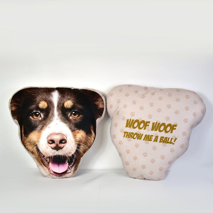 Mega Pet Face Cushion - Paw Prints