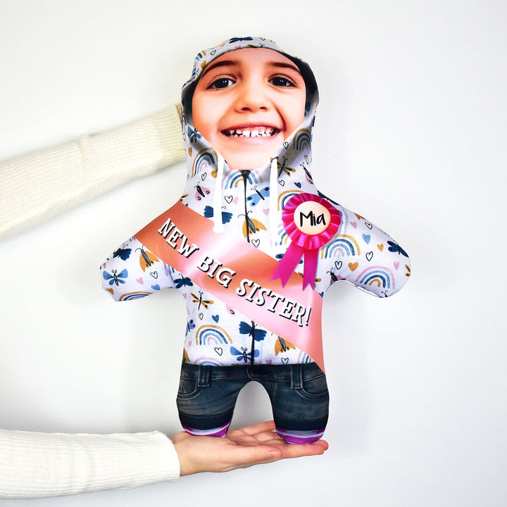 New Big Sister Butterfly Hoodie - Personalised Mini Me Doll