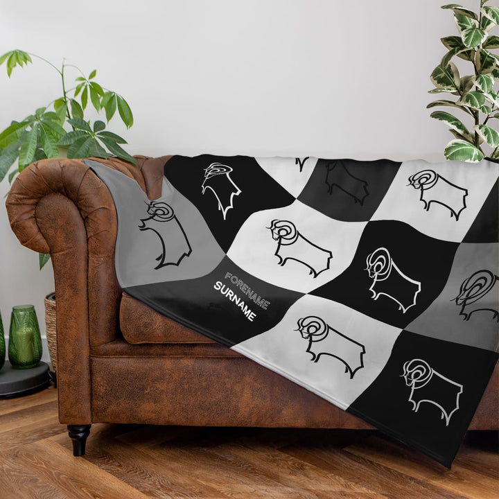 Custom Fleece blanket Derby County