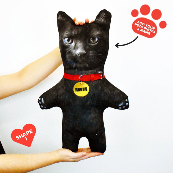 Black Cat Fur - Personalised Pet Mini Me