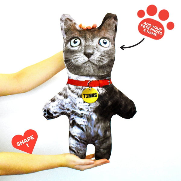 Grey Cat Fur - Personalised Pet Mini Me