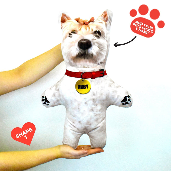 White Dog Fur - Personalised Pet Mini Me