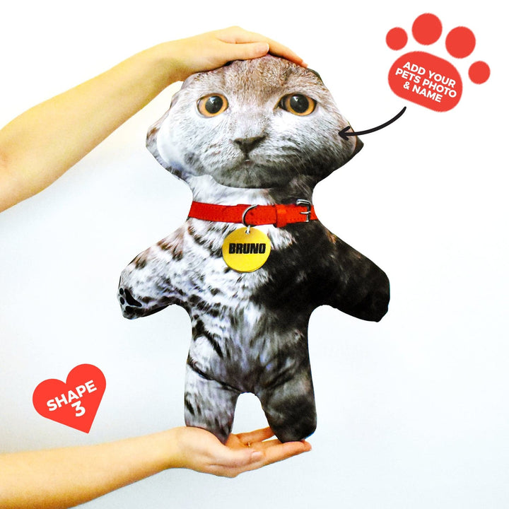 Grey Cat Fur - Personalised Pet Mini Me