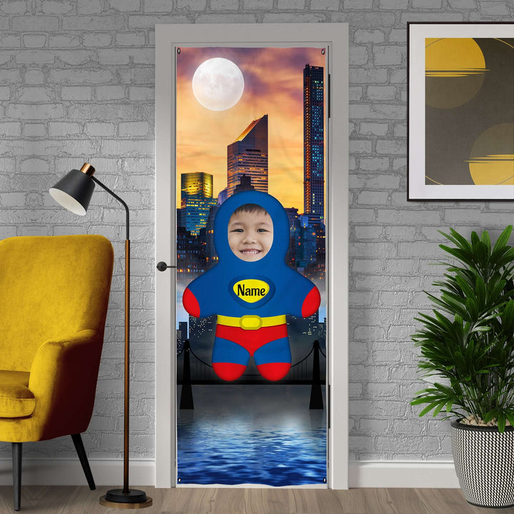 Add Personalised Text - Superman - Mini Me World - Door Banner