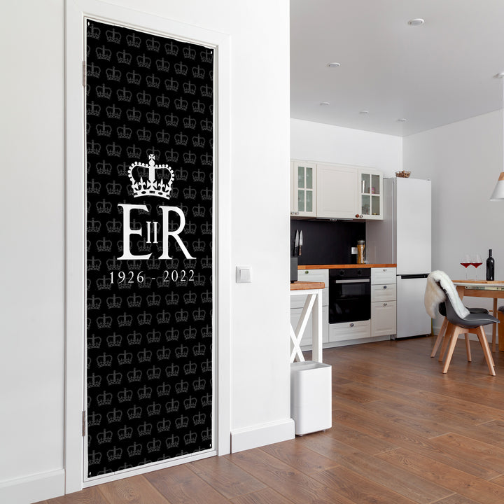 Queens Commemorative Royal Cypher - Door Banner