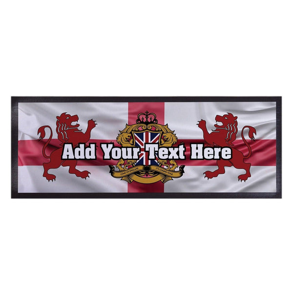 Personalised Bar Runner - St George's Flag