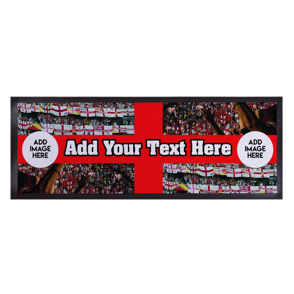 Personalised Bar Runner - England Crowd