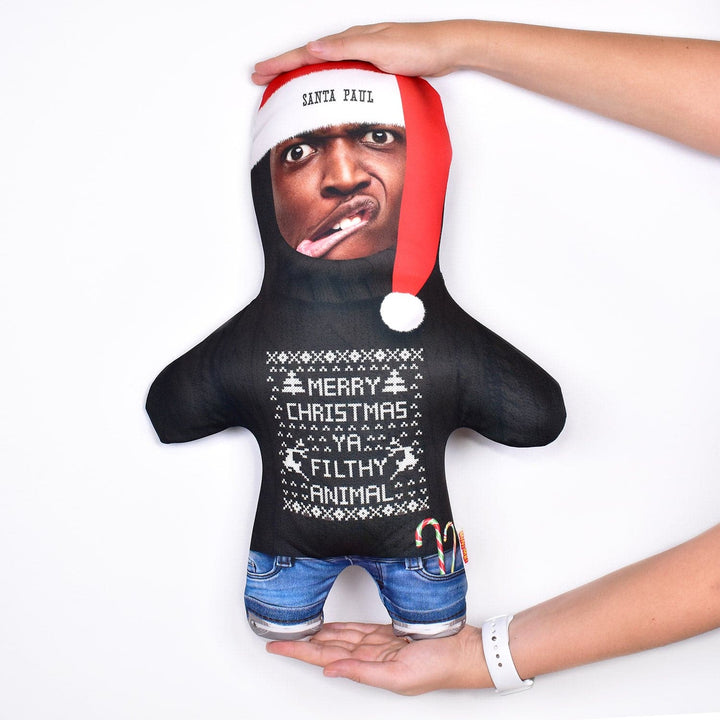 Christmas Jumper - Filthy Animal - Personalised Mini Me Doll