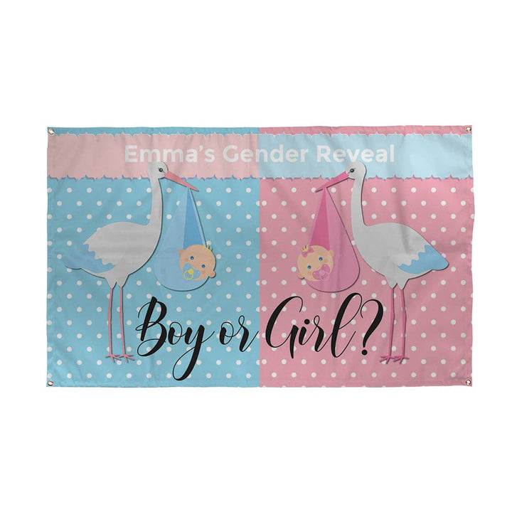 Personalised Gender Reveal Banner