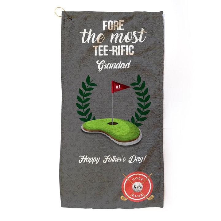 Tee-rific Dad - Golf Towel