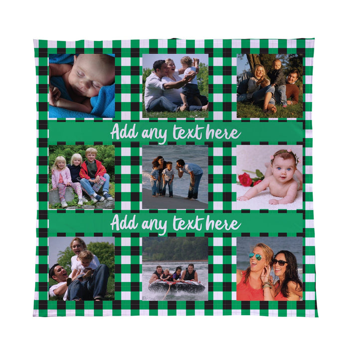 Personalised Photo Fleece Blanket Throw