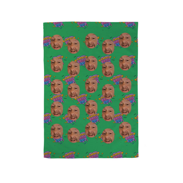 Happy Birthday - Add a Face - Tea Towel