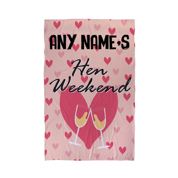 Personalised Beach Towel - Hen Weekend