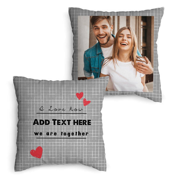 Valentines I Love How - Photo 45cm Cushion