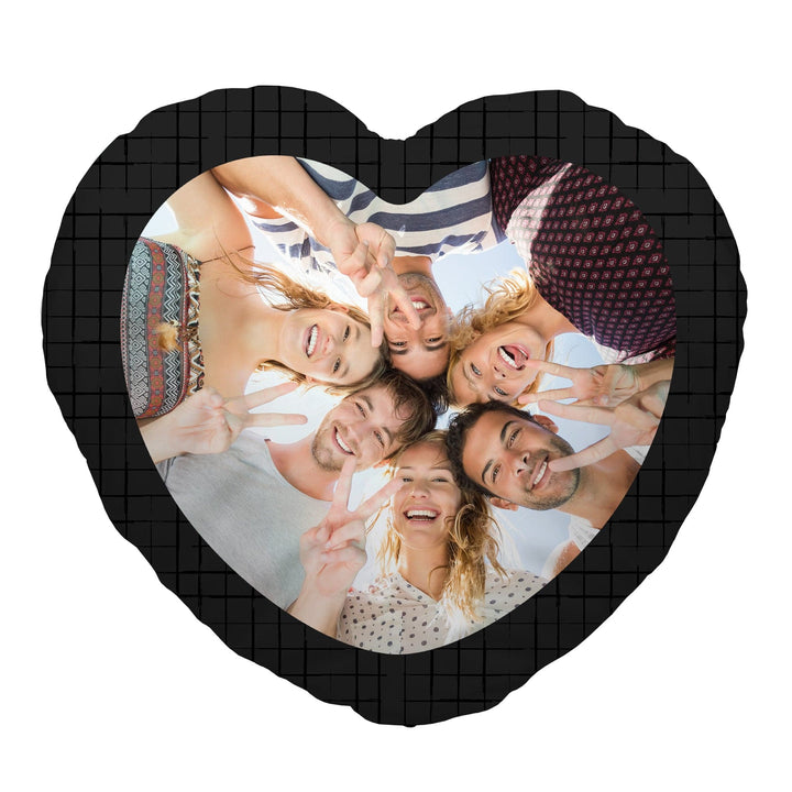 I Love... Personalise - Heart Shaped Photo Cushion