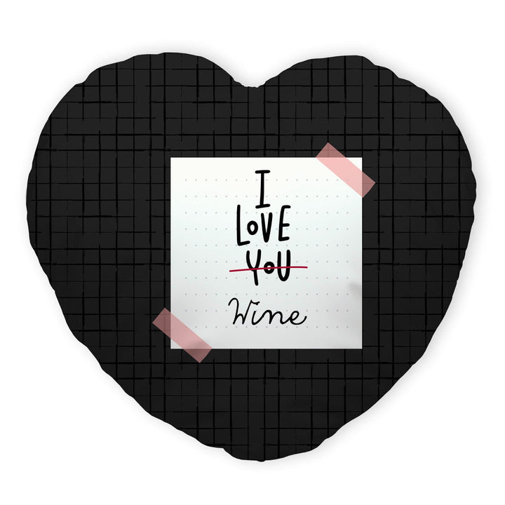 I Love... Personalise - Heart Shaped Photo Cushion