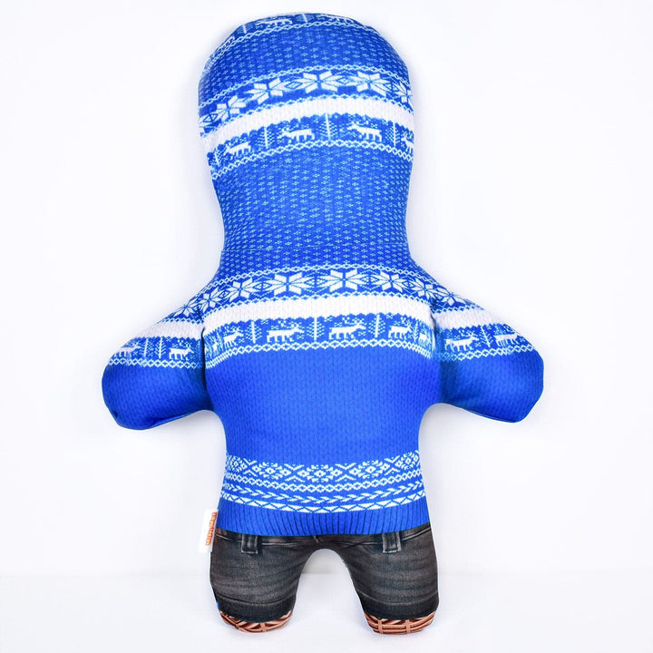 Christmas Jumper - Merry Blue - Personalised Mini Me Doll