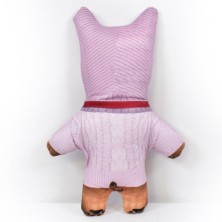 Pink Cable Knit Jumper - Personalised Pet Mini Me