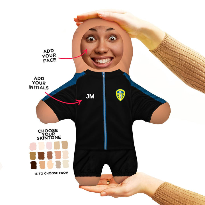 Leeds United FC Tracksuit - Personalised Mini Me Doll - Officially Licenced