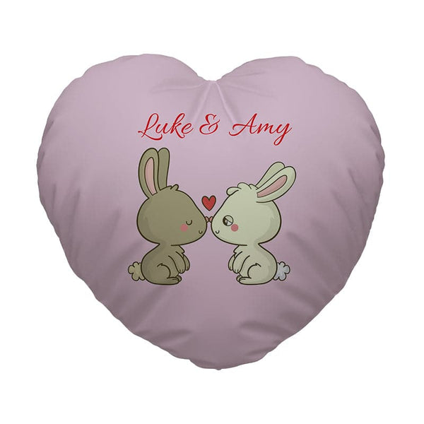 Personalised Heart Shaped Cushion