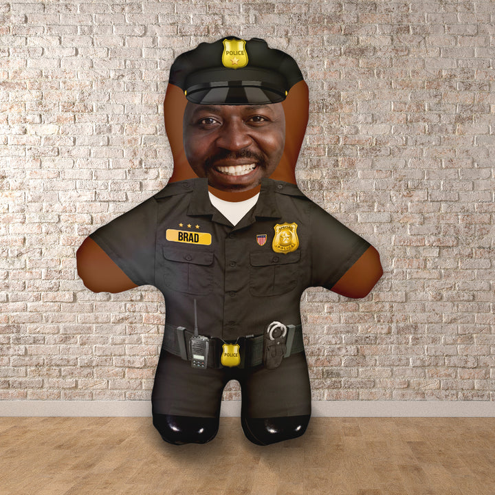 American Police Officer - Personalised Mini Me Doll