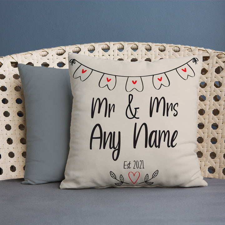 Mr & Mrs Bunting - 45cm Cushion