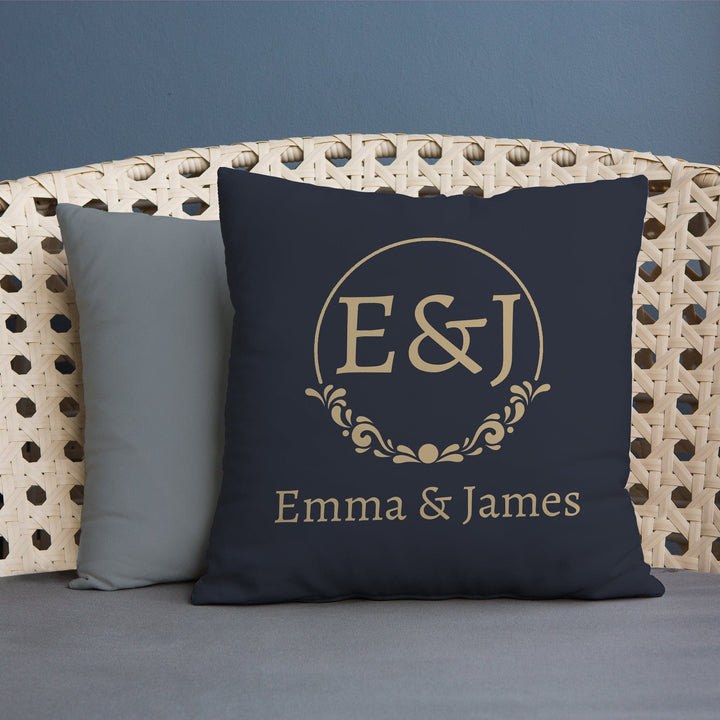 Gold Monogram - 45cm Cushion