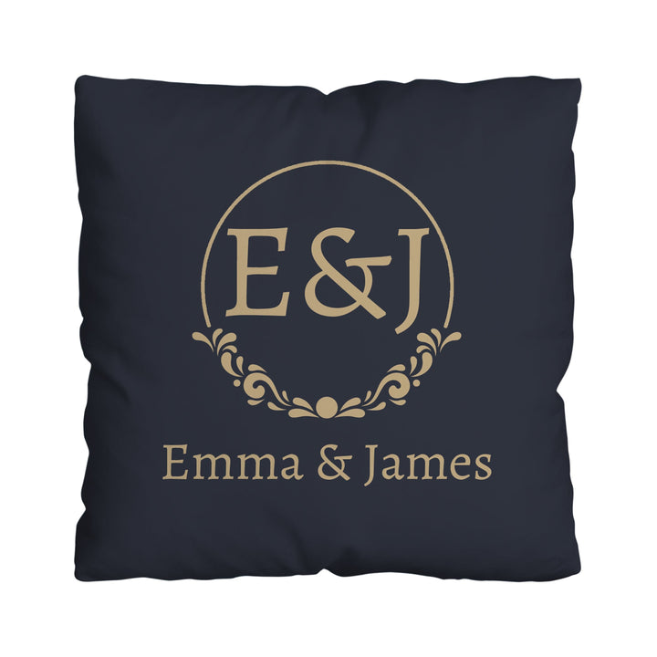 Gold Monogram - 45cm Cushion