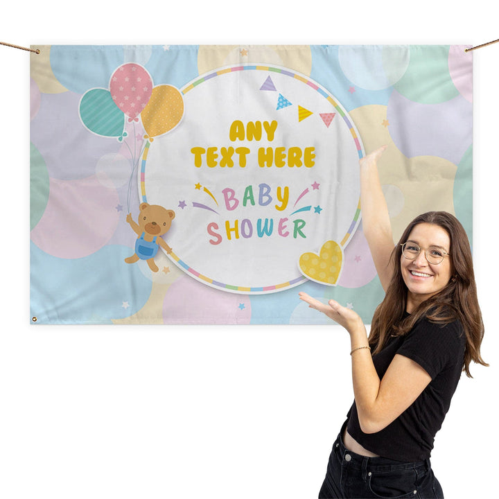 Personalised Baby Shower Banner