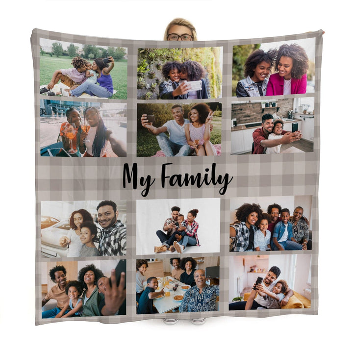 Personalised Cream Photo Blanket