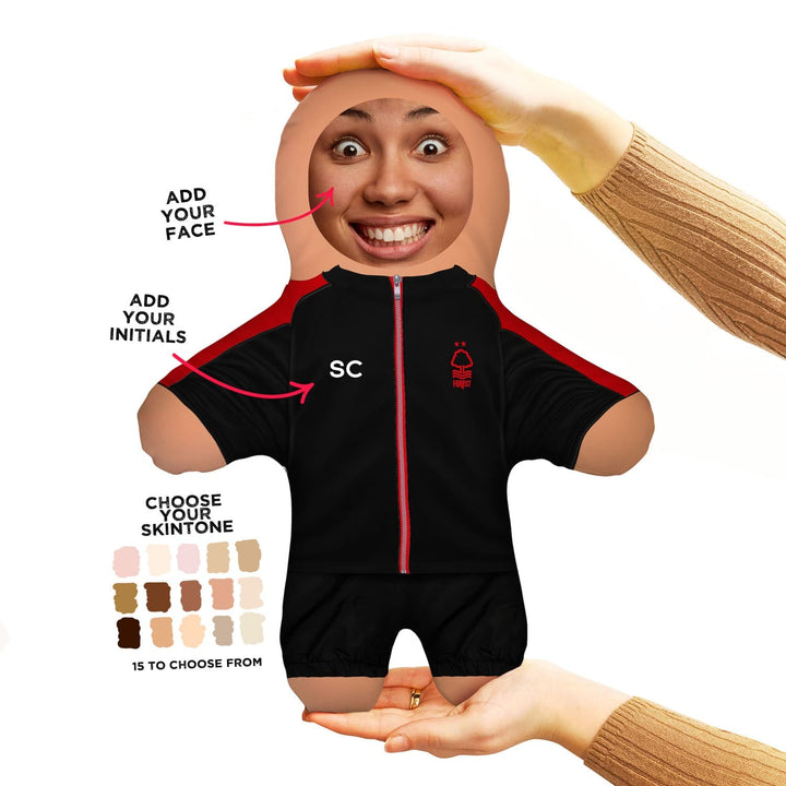 Nottingham Forest FC Tracksuit - Personalised Mini Me Doll - Officially Licenced